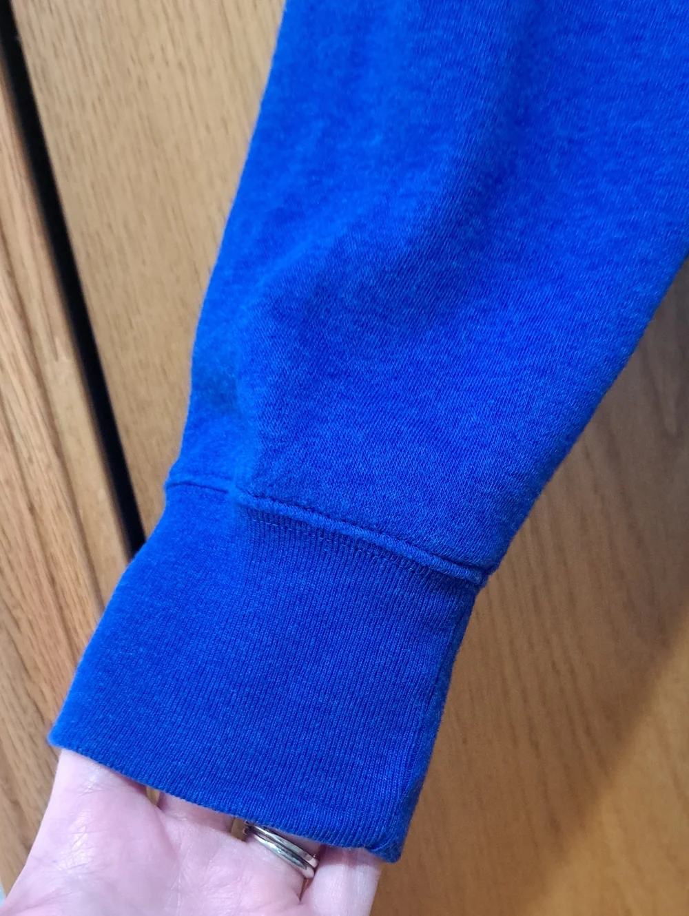 J. Crew Cobalt Blue Button-Shoulder Turtleneck Sweater